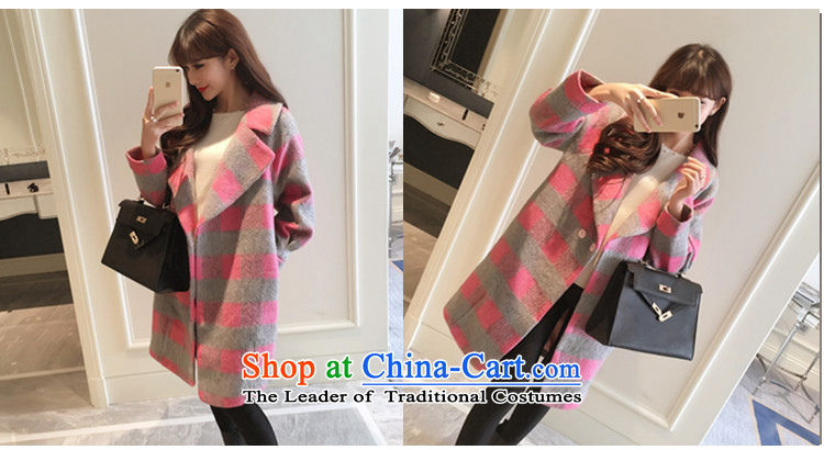 Chu Chien 2015 winter new products Women Korean commuter gross long coats in this picture color S picture, prices, brand platters! The elections are supplied in the national character of distribution, so action, buy now enjoy more preferential! As soon as possible.