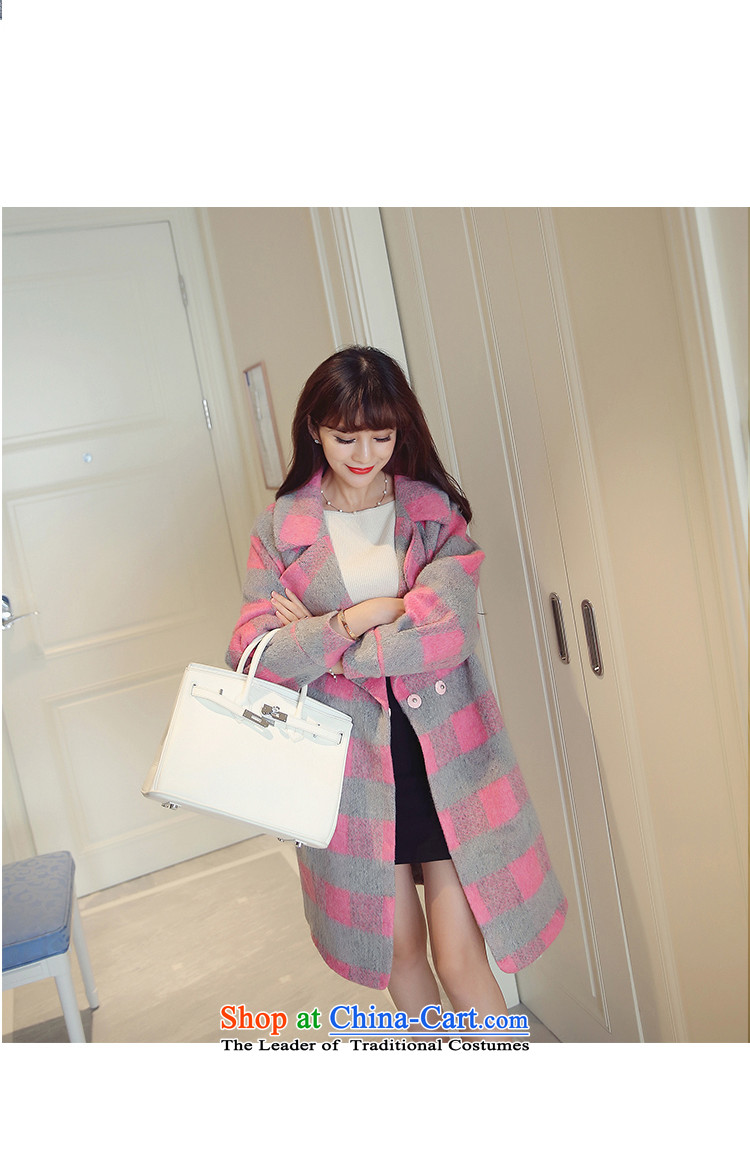 Chu Chien 2015 winter new products Women Korean commuter gross long coats in this picture color S picture, prices, brand platters! The elections are supplied in the national character of distribution, so action, buy now enjoy more preferential! As soon as possible.