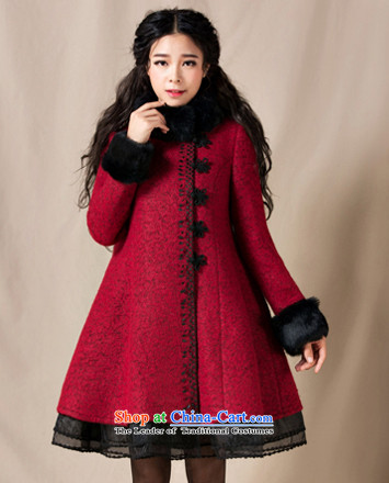 Fireworks Hot Winter 2015 new women's retro loose A long-sleeved Pullover billowy flounces jacket coat flow gross? Macaroni Western Red XL 15-day pre-sale prices, pictures, brand platters! The elections are supplied in the national character of distribution, so action, buy now enjoy more preferential! As soon as possible.