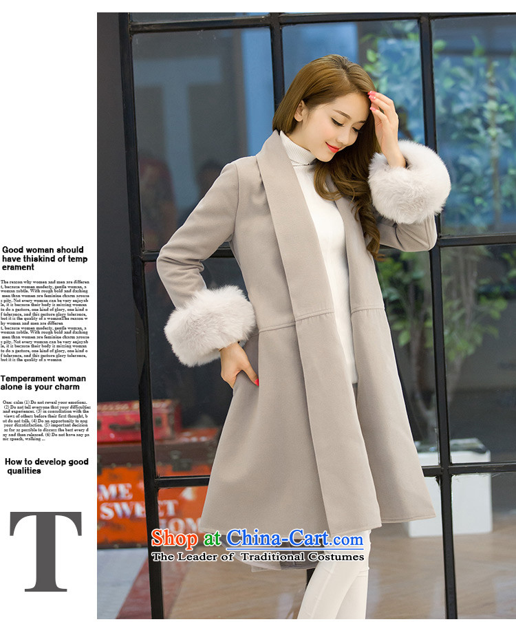 Korea has announced for winter 2015 Selina Chow new Korean fashion v-neck hair?? for autumn and winter coats jacket in long 5926 Sau San rouge toner L picture, prices, brand platters! The elections are supplied in the national character of distribution, so action, buy now enjoy more preferential! As soon as possible.