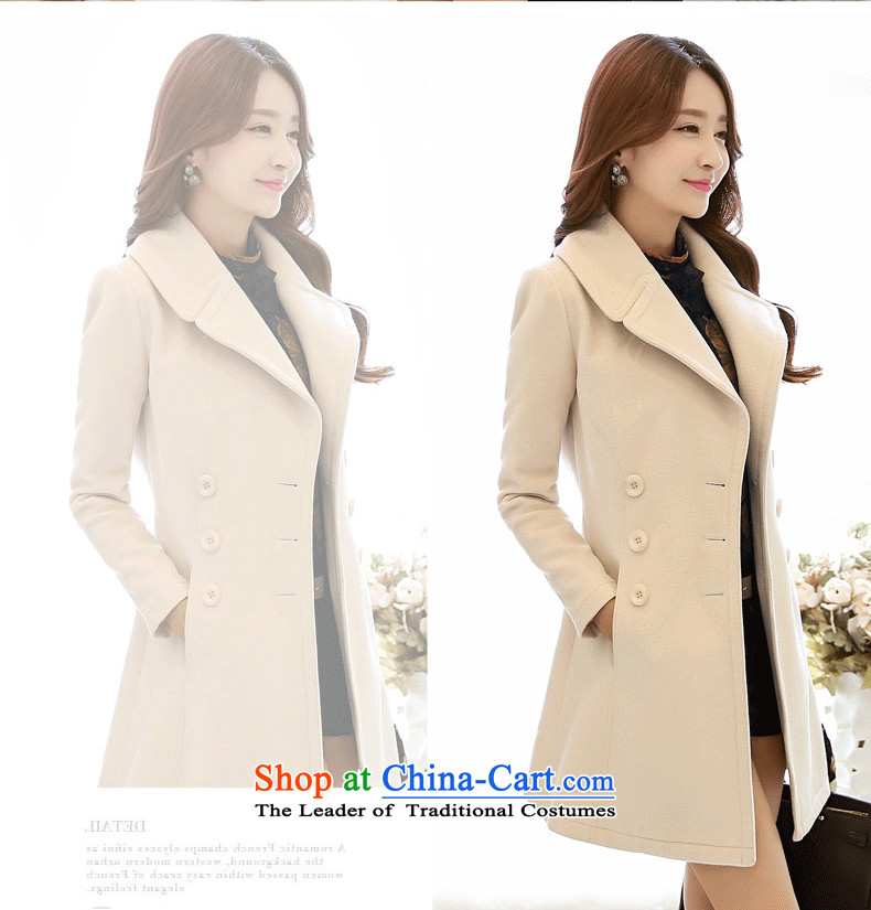 Yi Millies warm winter 2015 Korean double-a wool coat 829 Orange XXL picture, prices, brand platters! The elections are supplied in the national character of distribution, so action, buy now enjoy more preferential! As soon as possible.