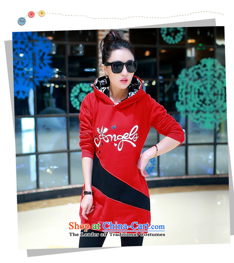 In accordance with the intention to include yi 2015 autumn and winter new larger female plus extra thick sweater in lint-free long stamp Female Cap sweater Y423 RED M picture, prices, brand platters! The elections are supplied in the national character of distribution, so action, buy now enjoy more preferential! As soon as possible.
