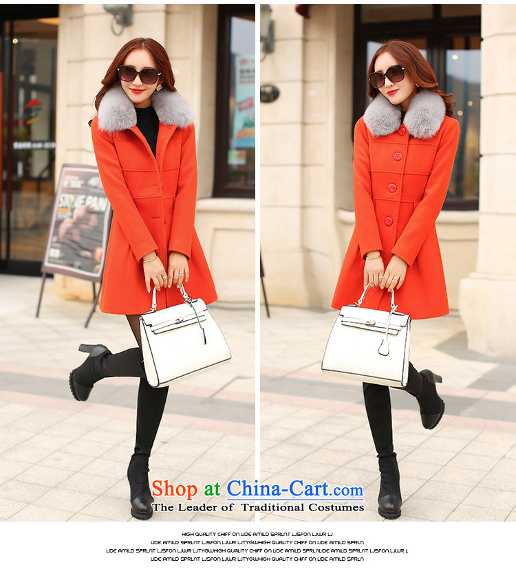 In the thin long graphics Sau San gross a wool coat orange L picture, prices, brand platters! The elections are supplied in the national character of distribution, so action, buy now enjoy more preferential! As soon as possible.
