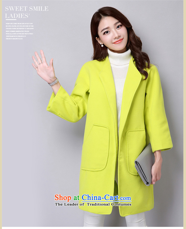 2015 Autumn and winter new yimansi gross coats Korean? 