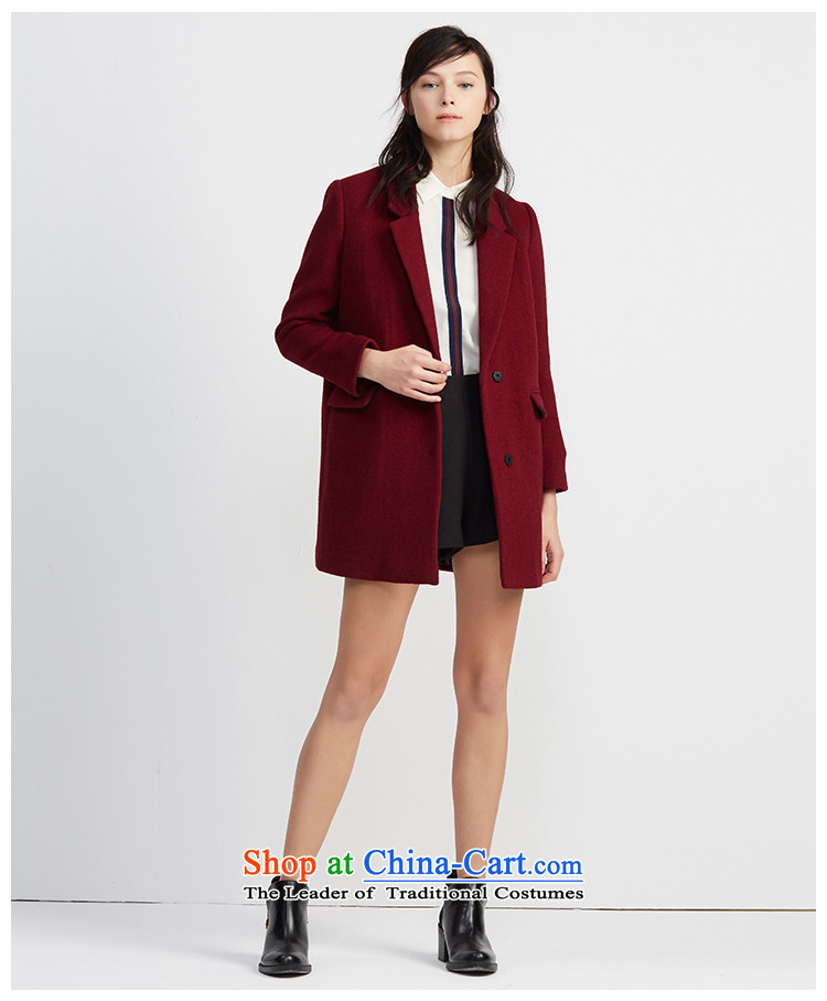 Winter special counter new lily2015 for women chestnut horses pure color single row detained minimalist gross? Korean female jacket coat 115490F1625 150/78A/XS Datasheet English thoroughbred picture, prices, brand platters! The elections are supplied in the national character of distribution, so action, buy now enjoy more preferential! As soon as possible.