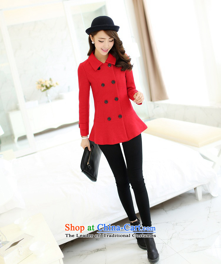 Gil Wo Ika 2015 winter clothing new sweet Mrs Fong Women's temperament in elegant jacket, college jacket, red gross? M picture, prices, brand platters! The elections are supplied in the national character of distribution, so action, buy now enjoy more preferential! As soon as possible.