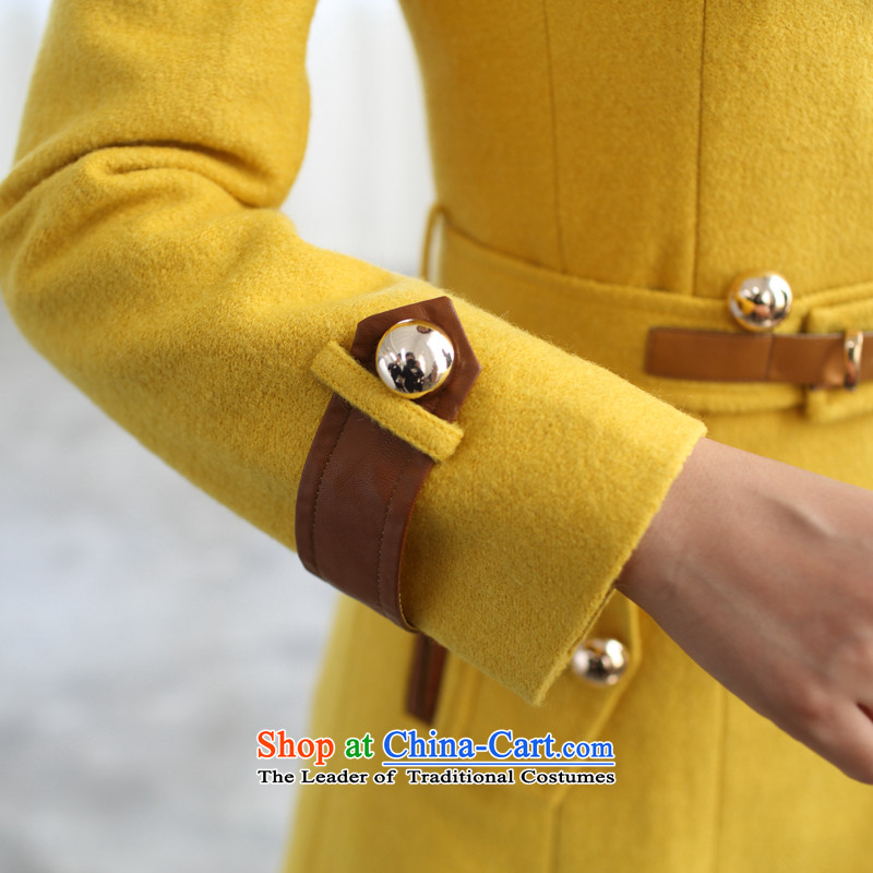 8In Pak Long Jacket coat gross? female Wong Wong mustard S, 8P , , , shopping on the Internet