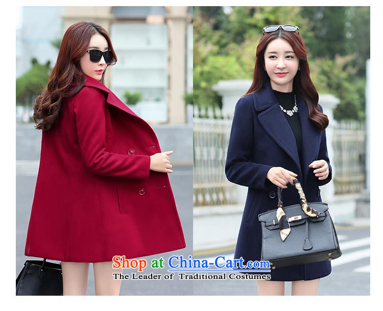 8po autumn and winter new products long-sleeved lapel Sau San temperament gross gray jacket XL pictures?, prices, brand platters! The elections are supplied in the national character of distribution, so action, buy now enjoy more preferential! As soon as possible.
