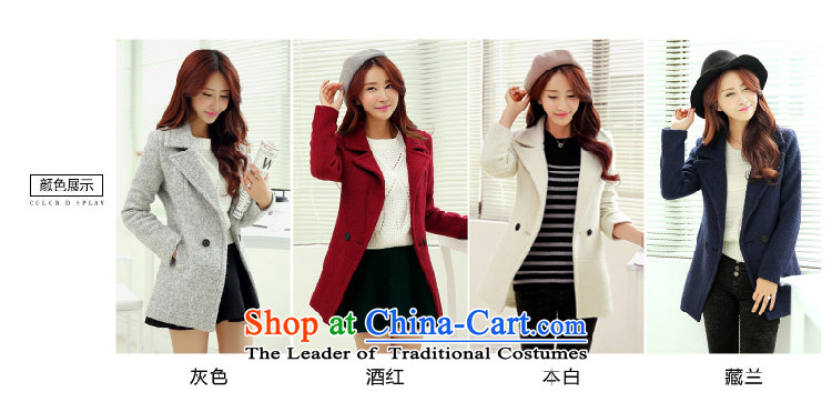 Pak 2015 autumn and winter point new stylish jacket coat of Sau San? female 1018B gross Gray L picture, prices, brand platters! The elections are supplied in the national character of distribution, so action, buy now enjoy more preferential! As soon as possible.