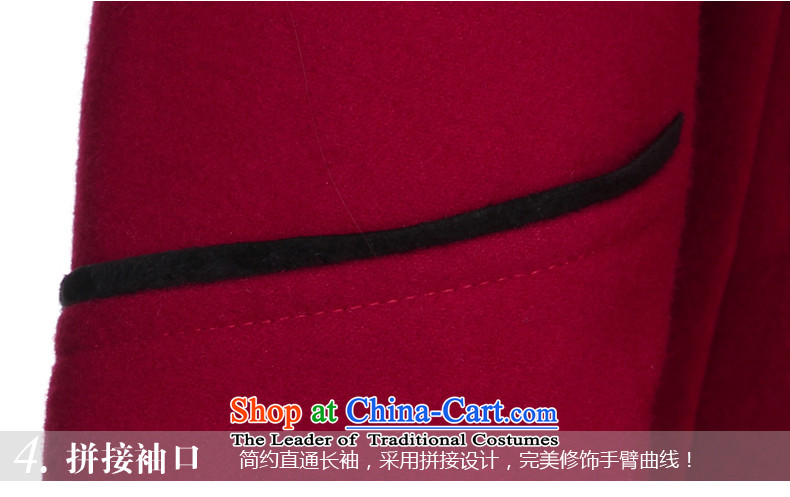 Pak point gross? female 2015 Autumn jacket for women Fall/Winter Collections new Korean long hair in Sau San? wine red cloak female 9600B XL Photo, prices, brand platters! The elections are supplied in the national character of distribution, so action, buy now enjoy more preferential! As soon as possible.