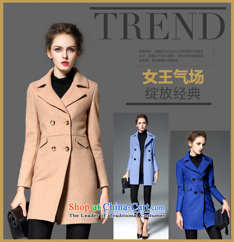 The 2015 Winter road new women's gross?' Women's jacket in long wool coat is 