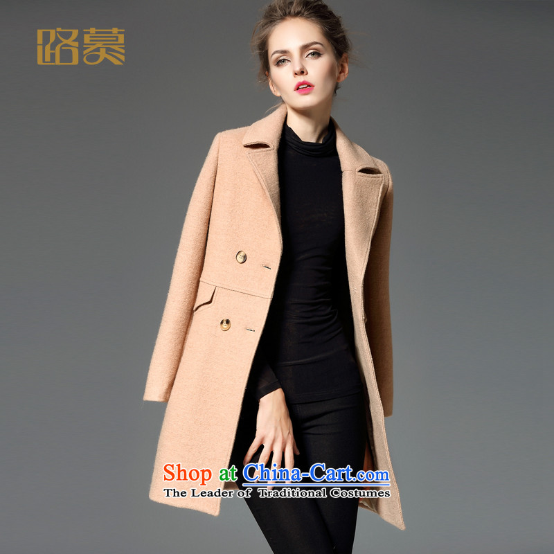 The 2015 Winter road new women's gross?' Women's jacket in long wool coat is     temperament and color of the road XL, , , , shopping on the Internet