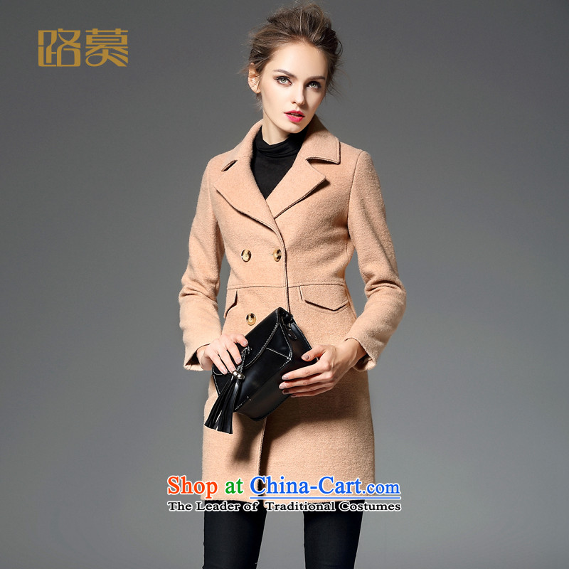 The 2015 Winter road new women's gross?' Women's jacket in long wool coat is     temperament and color of the road XL, , , , shopping on the Internet