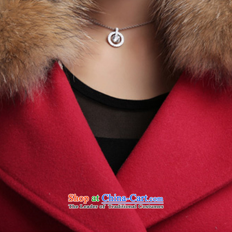 Buck Mulligan Ah ning for winter 2015 new gross? female Korean coats Wild Women 1020 Red Jacket? , L, Buck Mulligan BOYANING Ning (AH) , , , shopping on the Internet
