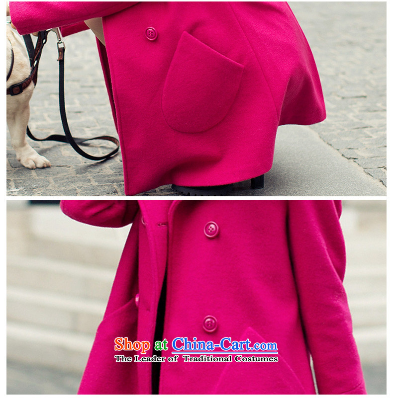 Clearwater Lai Hsiang gross? 2015 winter coats female new women in Korean long hair Sau San? female 226X coats of red L picture, prices, brand platters! The elections are supplied in the national character of distribution, so action, buy now enjoy more preferential! As soon as possible.
