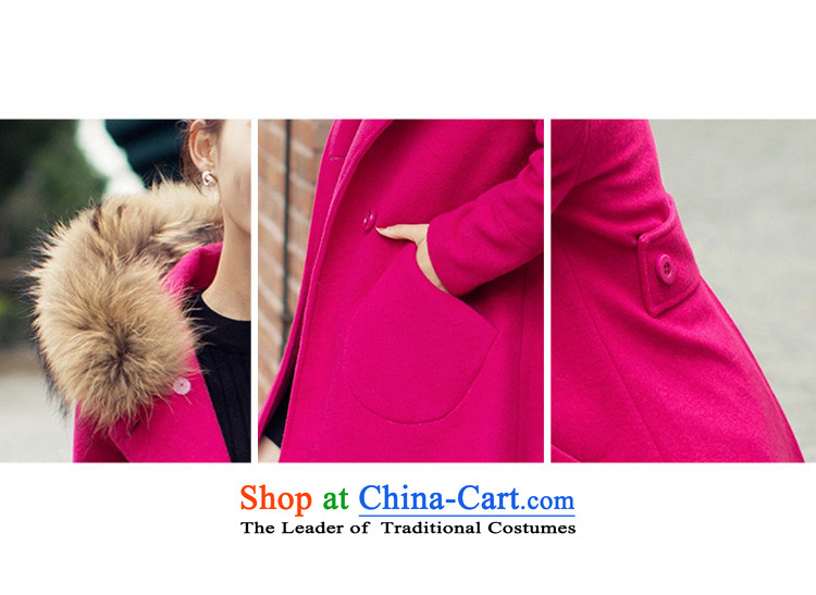 Clearwater Lai Hsiang gross? 2015 winter coats female new women in Korean long hair Sau San? female 226X coats of red L picture, prices, brand platters! The elections are supplied in the national character of distribution, so action, buy now enjoy more preferential! As soon as possible.