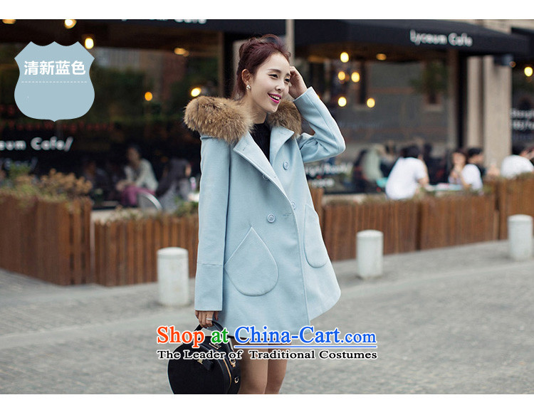 Clearwater Lai Hsiang gross? 2015 winter coats female new women in Korean long hair Sau San? female 226X coats of red L picture, prices, brand platters! The elections are supplied in the national character of distribution, so action, buy now enjoy more preferential! As soon as possible.