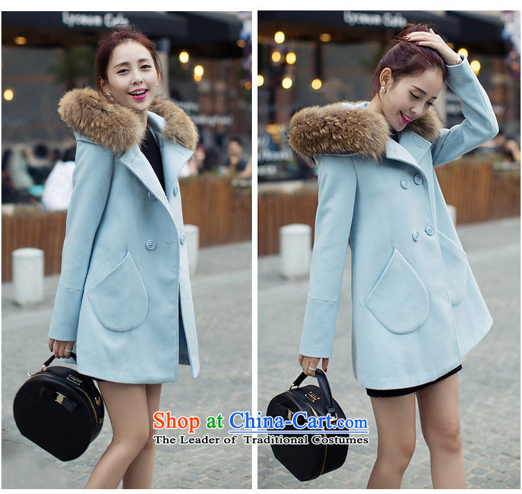 Clearwater Lai Hsiang gross? 2015 winter coats female new women in Korean long hair Sau San? female 226X coats of red L picture, prices, brand platters! The elections are supplied in the national character of distribution, so action, buy now enjoy more preferential! As soon as possible.