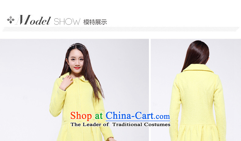 Flower to 2015 winter clothing new Korean sweet temperament petticoats wool coat female autumn and winter? 30DD71227 LEMONADE WONG L picture, prices, brand platters! The elections are supplied in the national character of distribution, so action, buy now enjoy more preferential! As soon as possible.
