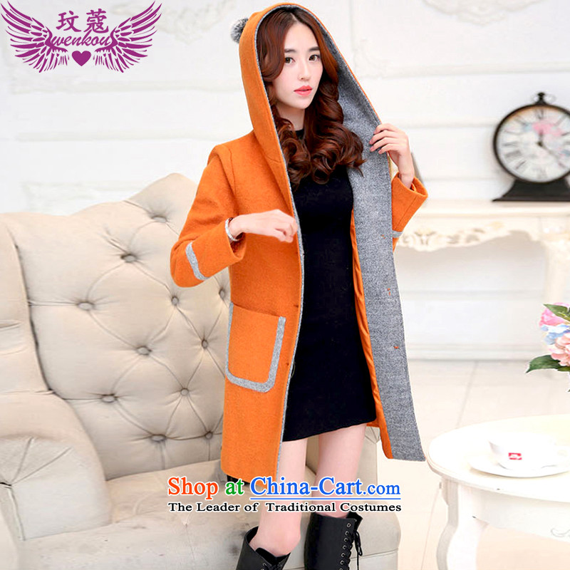 Coco Lee Curtis Institute gross jacket female autumn and winter? Female Cap woolen coat X5 and Sau San Staphylococcus M Coco Lee Curtis Institute , , , shopping on the Internet