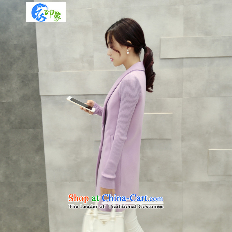 Yi impression of winter clothing new 2015 female Korean version of the long-sleeved sweater knit wool coat female video? Thin red windbreaker XL, Yi impression shopping on the Internet has been pressed.