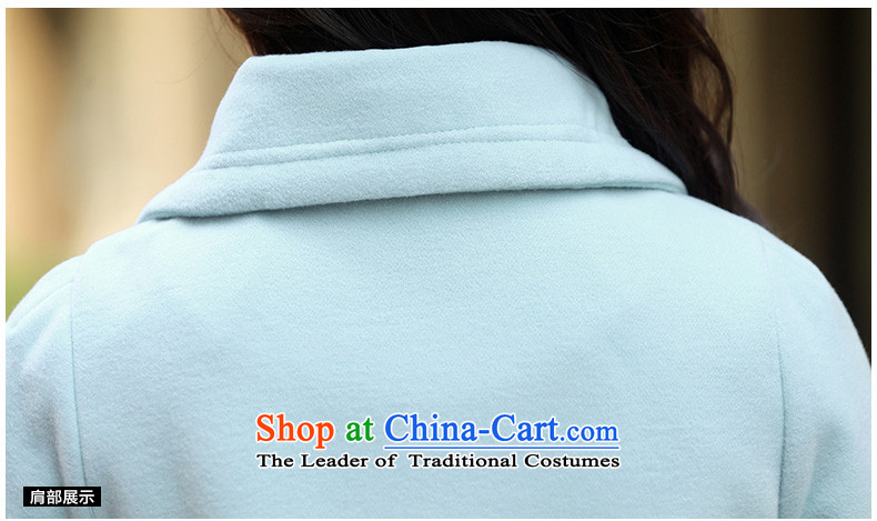 Xuan ina 2015 autumn and winter coats gross New?) cloak-general stylish Maomao cuff double-girl lake blue XL Photo, prices, brand platters! The elections are supplied in the national character of distribution, so action, buy now enjoy more preferential! As soon as possible.