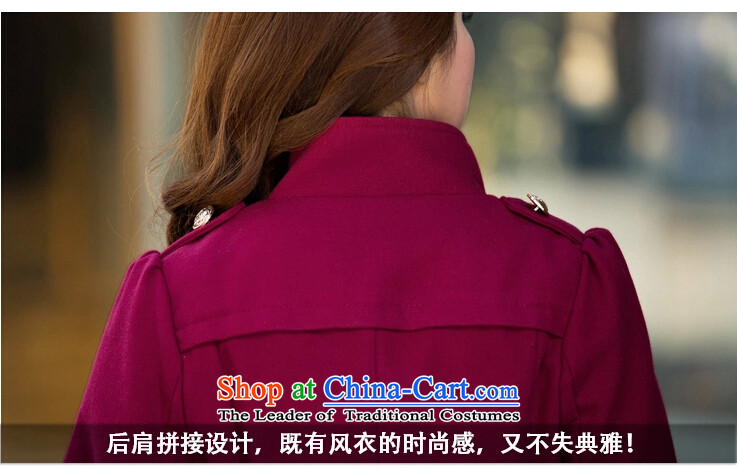 Prometheus Love Youth 2015 autumn and winter large new women's double-a wool coat in the Korean Sau San long wool coat women? wine red XL code picture, prices, brand platters! The elections are supplied in the national character of distribution, so action, buy now enjoy more preferential! As soon as possible.