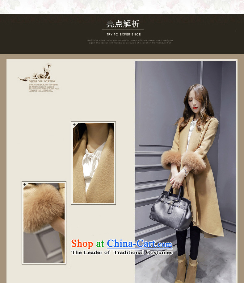 Yi Shu 2015 m of the new Korean female autumn and winter and color Foutune of wool coat girl in long?)? jacket 1179 Sau San Mao rouge toner S picture, prices, brand platters! The elections are supplied in the national character of distribution, so action, buy now enjoy more preferential! As soon as possible.