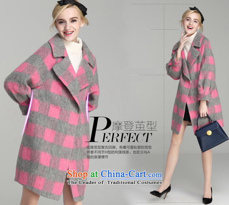Van de  2015 Fall/Winter Collections female new Korean compartment long coats gross? cocoon-rotator cuff gross female pink jacket? S picture, prices, brand platters! The elections are supplied in the national character of distribution, so action, buy now enjoy more preferential! As soon as possible.