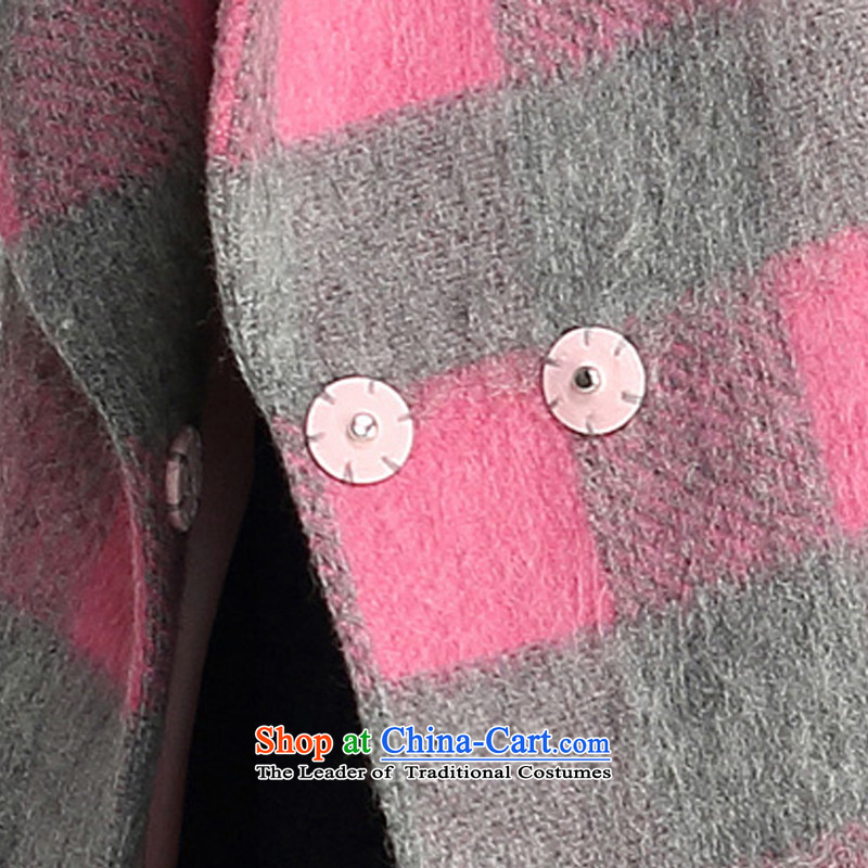 Van de  2015 Fall/Winter Collections female new Korean compartment long coats gross? cocoon-rotator cuff gross female pink jacket? S de van , , , shopping on the Internet