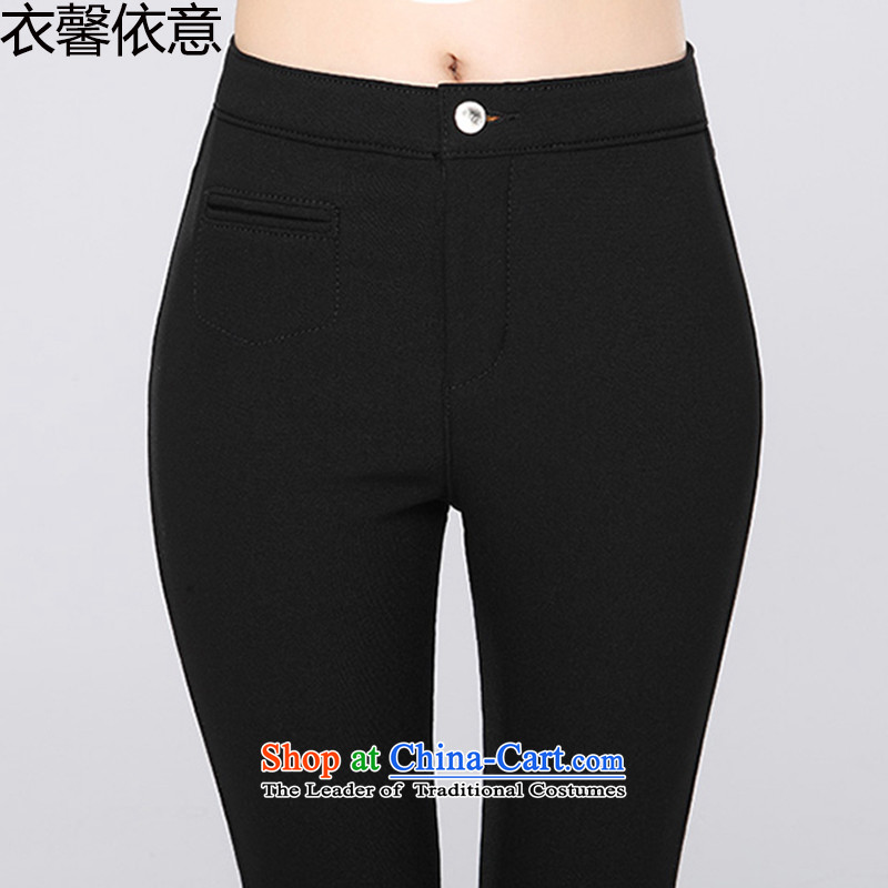 According to the Italian Xin Yi Code women 2015 autumn and winter new plus large Top Loin of lint-free women wear trousers female Y436 castor black 29, Yi Xin in accordance with the intention of online shopping has been pressed.