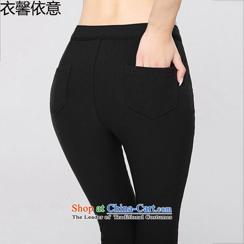 According to the Italian Xin Yi Code women 2015 autumn and winter new plus large Top Loin of lint-free women wear trousers female Y436 castor black 29, Yi Xin in accordance with the intention of online shopping has been pressed.