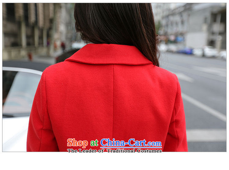 Joe Cayman Gigi Lai 2015 winter new ultra long a wool coat temperament was too long, thick Sau San Mao jacket? female knee 889 red S picture, prices, brand platters! The elections are supplied in the national character of distribution, so action, buy now enjoy more preferential! As soon as possible.