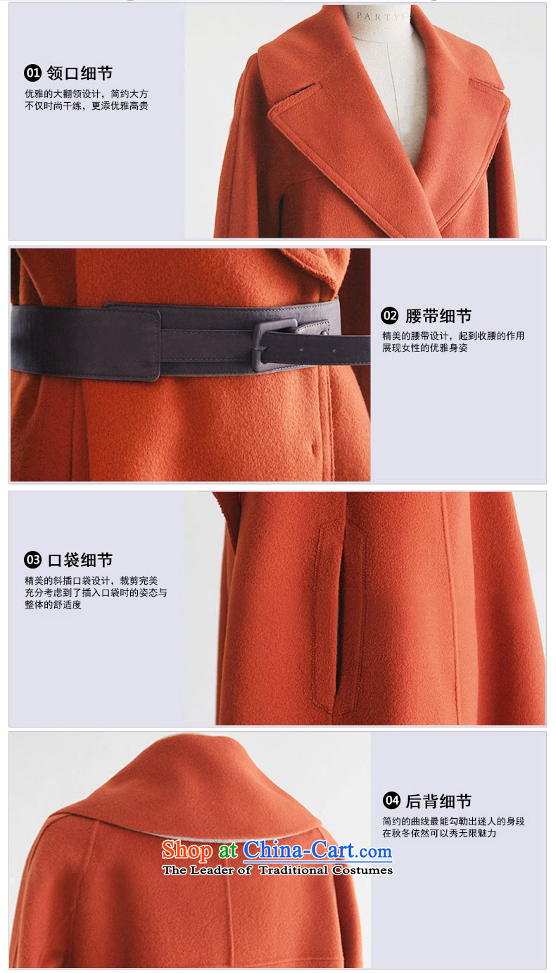 2015 winter clothing new Women's jacket coat women gross relaxd? Korean girl in gross? jacket long coats)? Orange Red S picture, prices, brand platters! The elections are supplied in the national character of distribution, so action, buy now enjoy more preferential! As soon as possible.