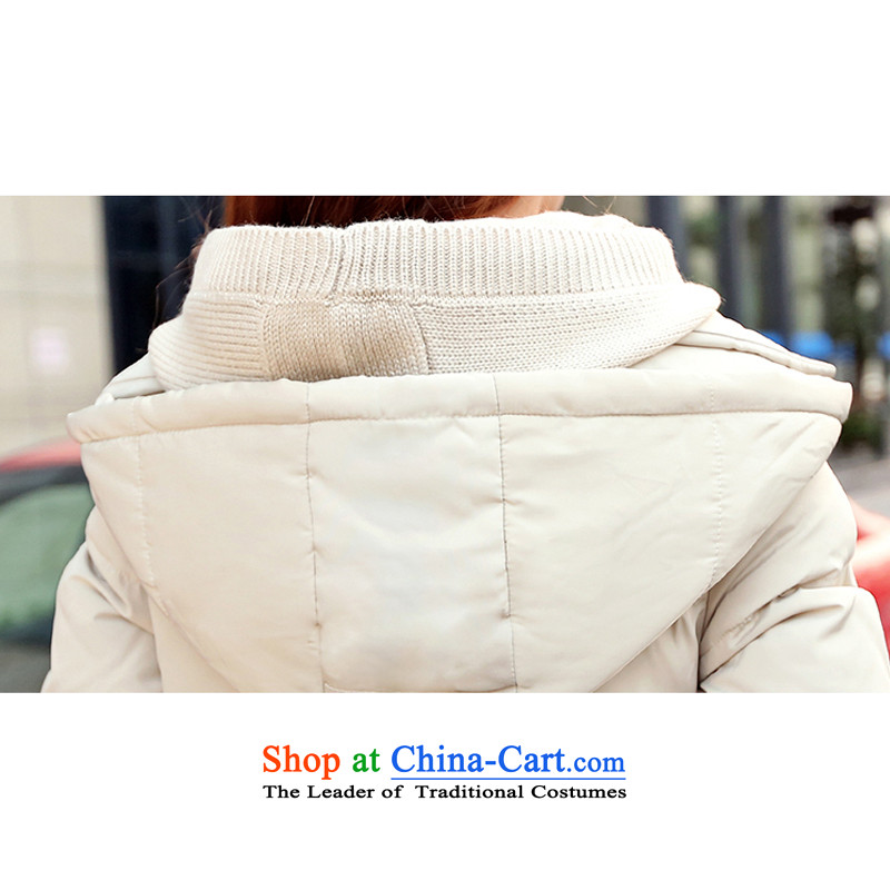 Optimize new Connie Pik winter clothing to Korean thick xl women in loose catty mm200 thick long downcoat female 6XL beige jacket, recommendations that are optimized to 220 Connie shopping on the Internet has been pressed.
