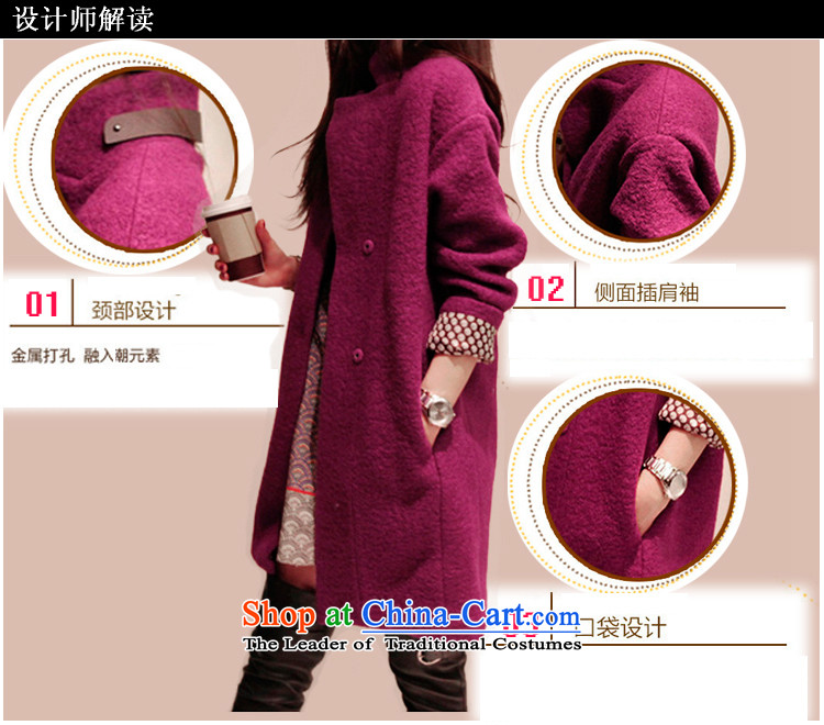 Good docking gross? coats of female COAT 2015 autumn and winter new Korean version plus unit in long a wool coat 1528 in purple cotton (S) pictures, prices, brand platters! The elections are supplied in the national character of distribution, so action, buy now enjoy more preferential! As soon as possible.