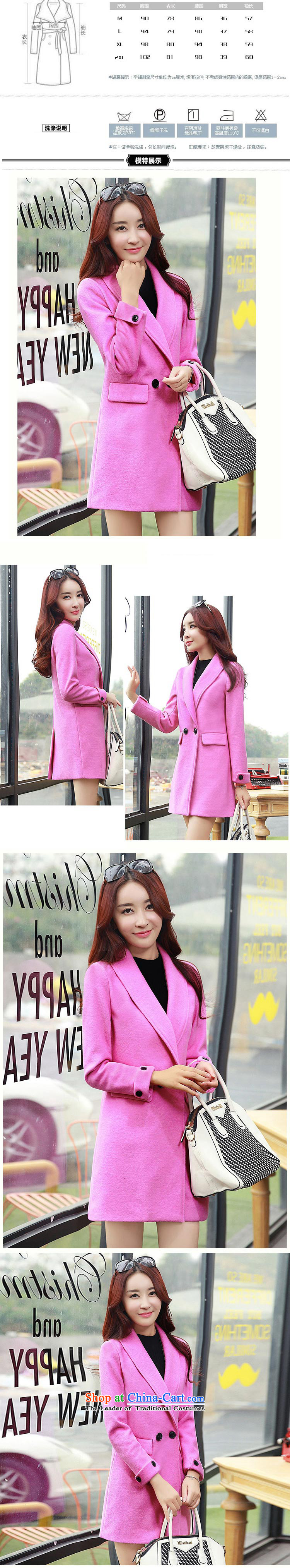 Mini-filled style 2015 autumn and winter coats gross New girl? Long Korean female jacket is 