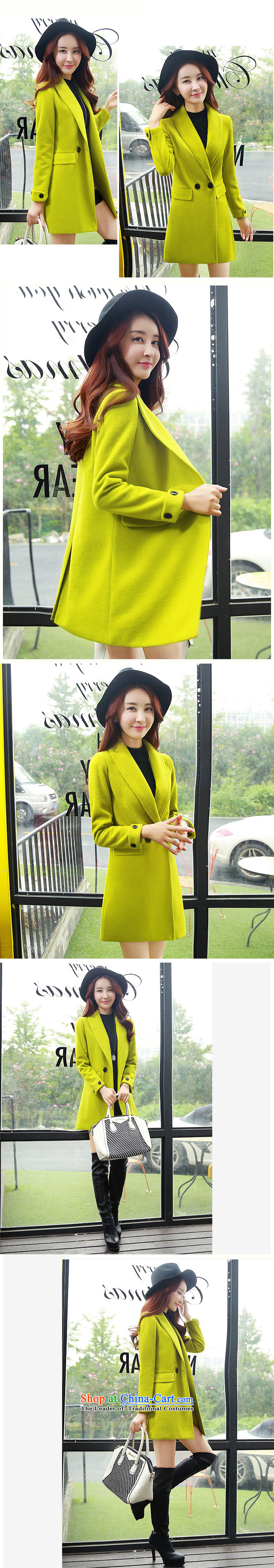 Mini-filled style 2015 autumn and winter coats gross New girl? Long Korean female jacket is 