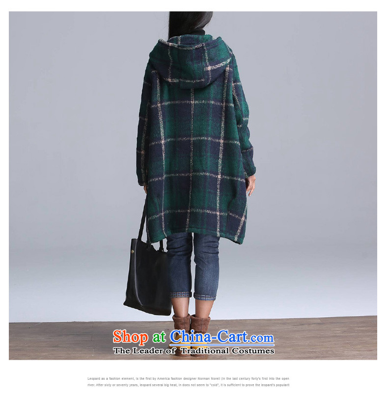 Equipment for winter clothing with cap large female latticed wool coat green L pictures?, prices, brand platters! The elections are supplied in the national character of distribution, so action, buy now enjoy more preferential! As soon as possible.