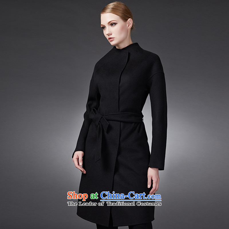 2015 winter Princess Hsichih maxchic stylish and neat wrapped) double-side of the woolen coat 22742 Black , L, Princess (maxchic Hsichih shopping on the Internet has been pressed.)