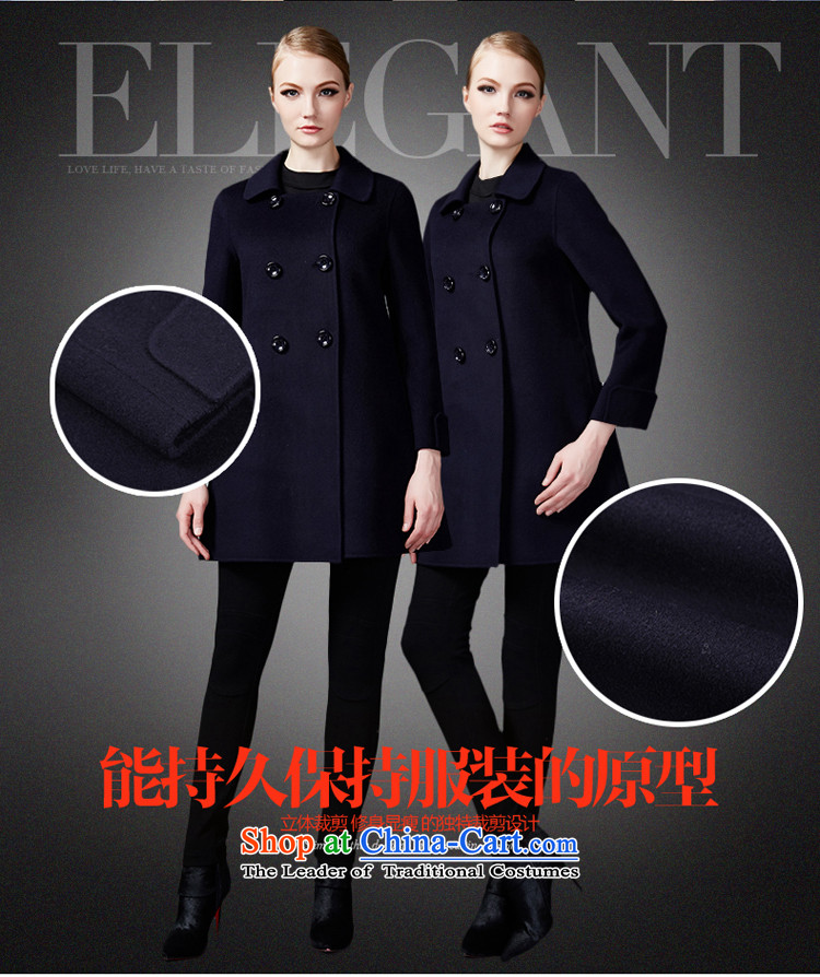 2015 winter Princess Hsichih maxchic high-end fashion, double-double-side woolen coat jacket 22822 blue L picture, prices, brand platters! The elections are supplied in the national character of distribution, so action, buy now enjoy more preferential! As soon as possible.