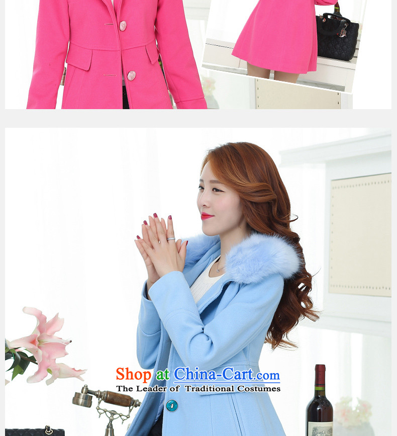 Quarter to Jacob autumn and winter 2015 new) Long Nagymaros collar Korean windbreaker winter coats women 1802 gross?  XXXL Blue Photo, prices, brand platters! The elections are supplied in the national character of distribution, so action, buy now enjoy more preferential! As soon as possible.