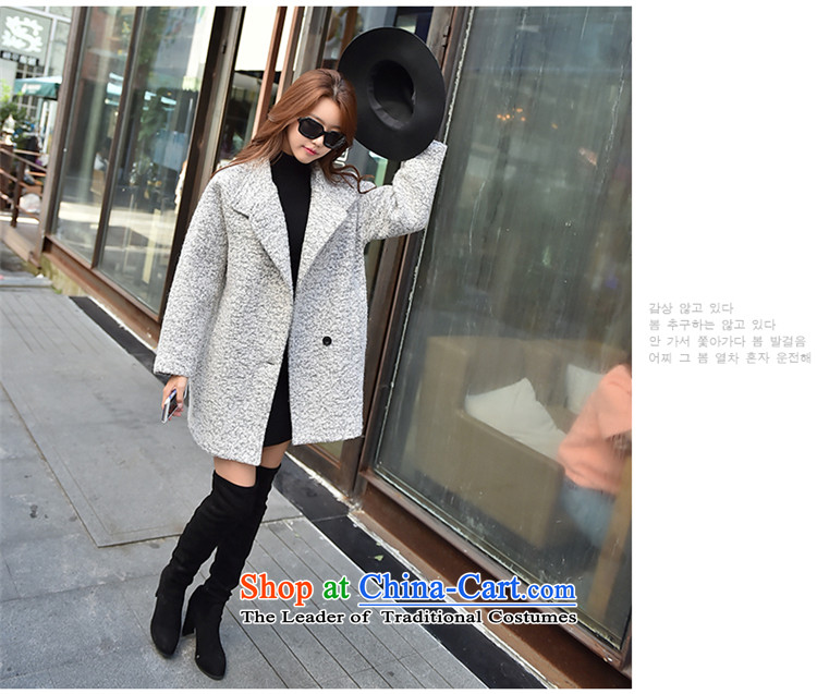 The Philippine economy Nga gross? female Korean jacket Sau San high collar Gray L picture, prices, brand platters! The elections are supplied in the national character of distribution, so action, buy now enjoy more preferential! As soon as possible.
