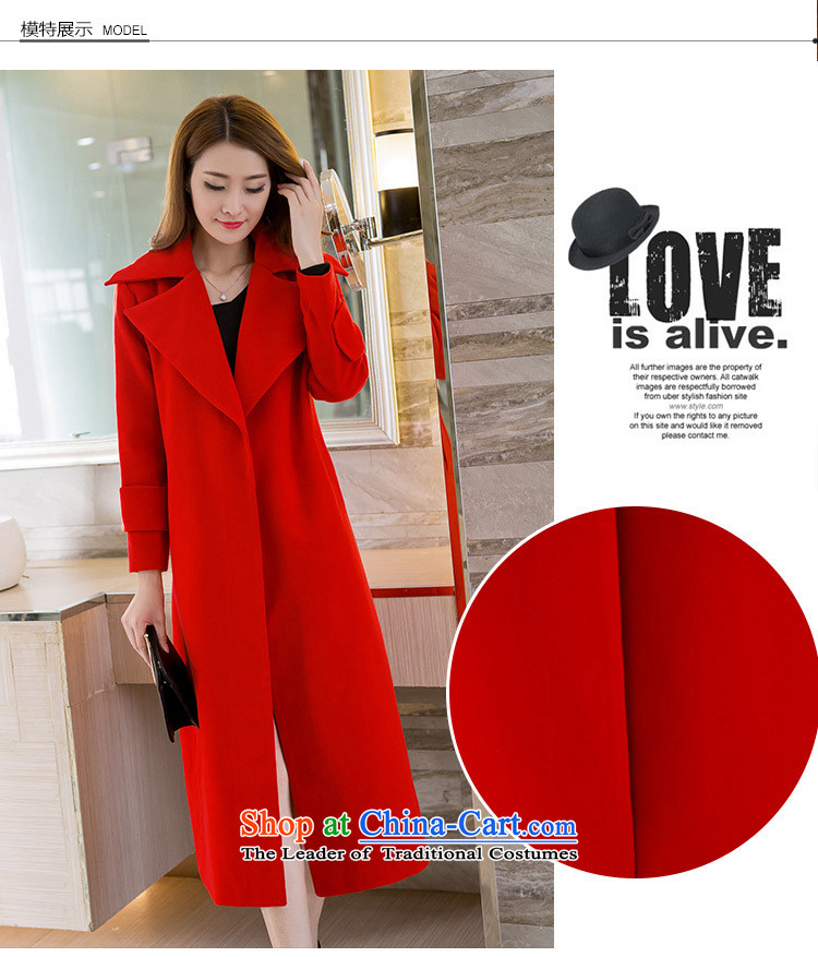 The approximate totals Korean Dream involving 2015 winter clothing new European site thick long lap Sau San wool jacket? a wool coat female red S picture, prices, brand platters! The elections are supplied in the national character of distribution, so action, buy now enjoy more preferential! As soon as possible.