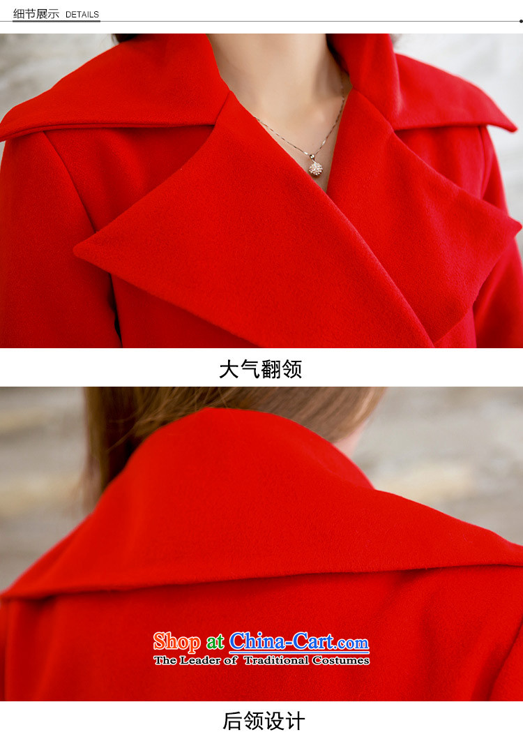 The approximate totals Korean Dream involving 2015 winter clothing new European site thick long lap Sau San wool jacket? a wool coat female red S picture, prices, brand platters! The elections are supplied in the national character of distribution, so action, buy now enjoy more preferential! As soon as possible.