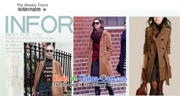 In accordance with the world gross Hsichih girls jacket? Long Sau San video thin 2015 autumn and winter new thick a wool coat Korean wind jacket and color 2XL Photo 3330, prices, brand platters! The elections are supplied in the national character of distribution, so action, buy now enjoy more preferential! As soon as possible.