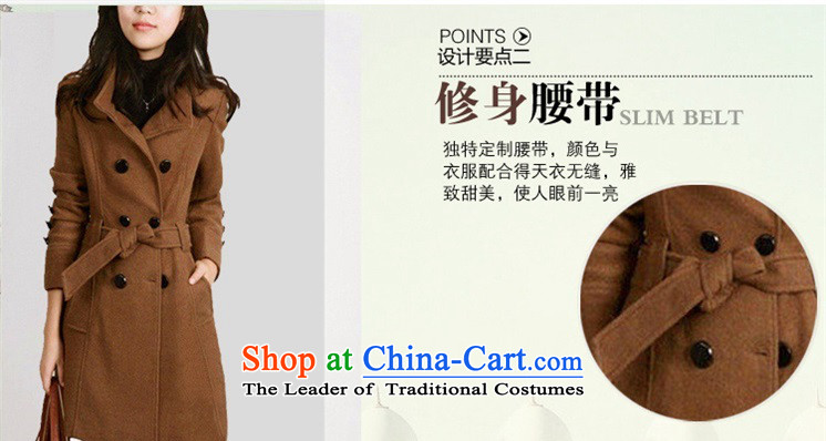 In accordance with the world gross Hsichih girls jacket? Long Sau San video thin 2015 autumn and winter new thick a wool coat Korean wind jacket and color 2XL Photo 3330, prices, brand platters! The elections are supplied in the national character of distribution, so action, buy now enjoy more preferential! As soon as possible.