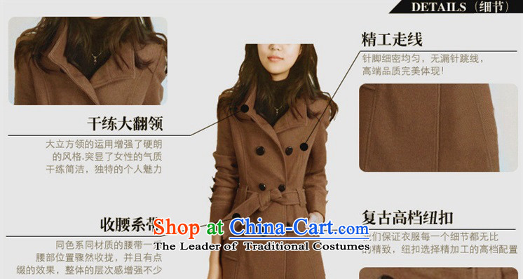In accordance with the world gross Hsichih girls jacket? Long Sau San video thin 2015 autumn and winter new thick a wool coat Korean wind jacket and color 2XL Photo 3330, prices, brand platters! The elections are supplied in the national character of distribution, so action, buy now enjoy more preferential! As soon as possible.
