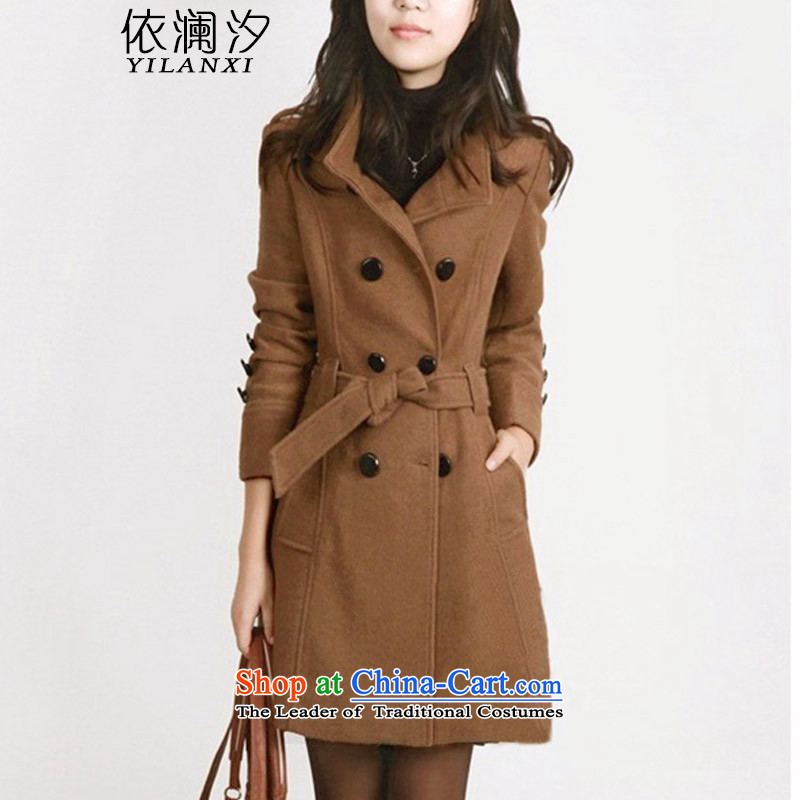 In accordance with the world gross Hsichih girls jacket? Long Sau San video thin 2015 autumn and winter new thick a wool coat Korean wind jacket and color according to 2XL, 3330 World Hsichih shopping on the Internet has been pressed.