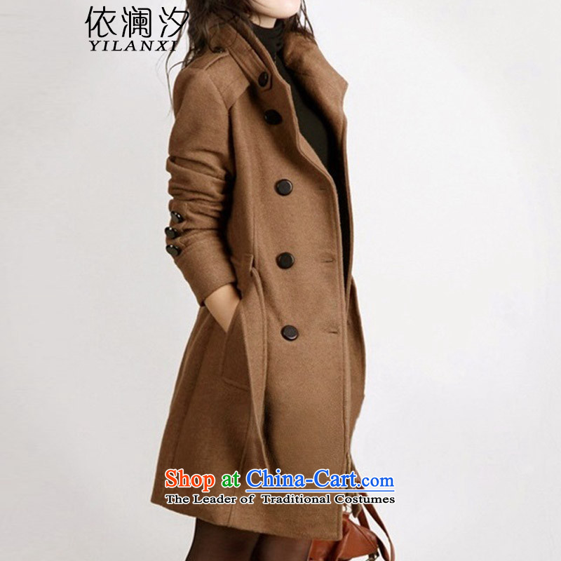 In accordance with the world gross Hsichih girls jacket? Long Sau San video thin 2015 autumn and winter new thick a wool coat Korean wind jacket and color according to 2XL, 3330 World Hsichih shopping on the Internet has been pressed.